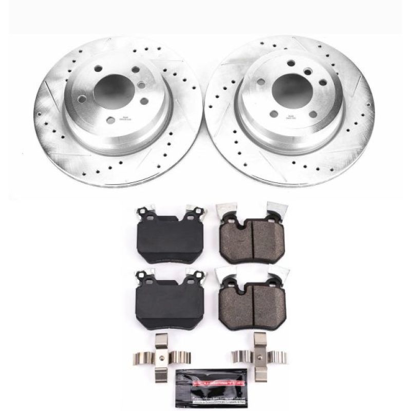 Power Stop 08-10 BMW 135i Rear Z23 Evolution Sport Brake Kit