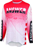 Answer A22.5 Elite Rev Jersey White/Red Youth - Small