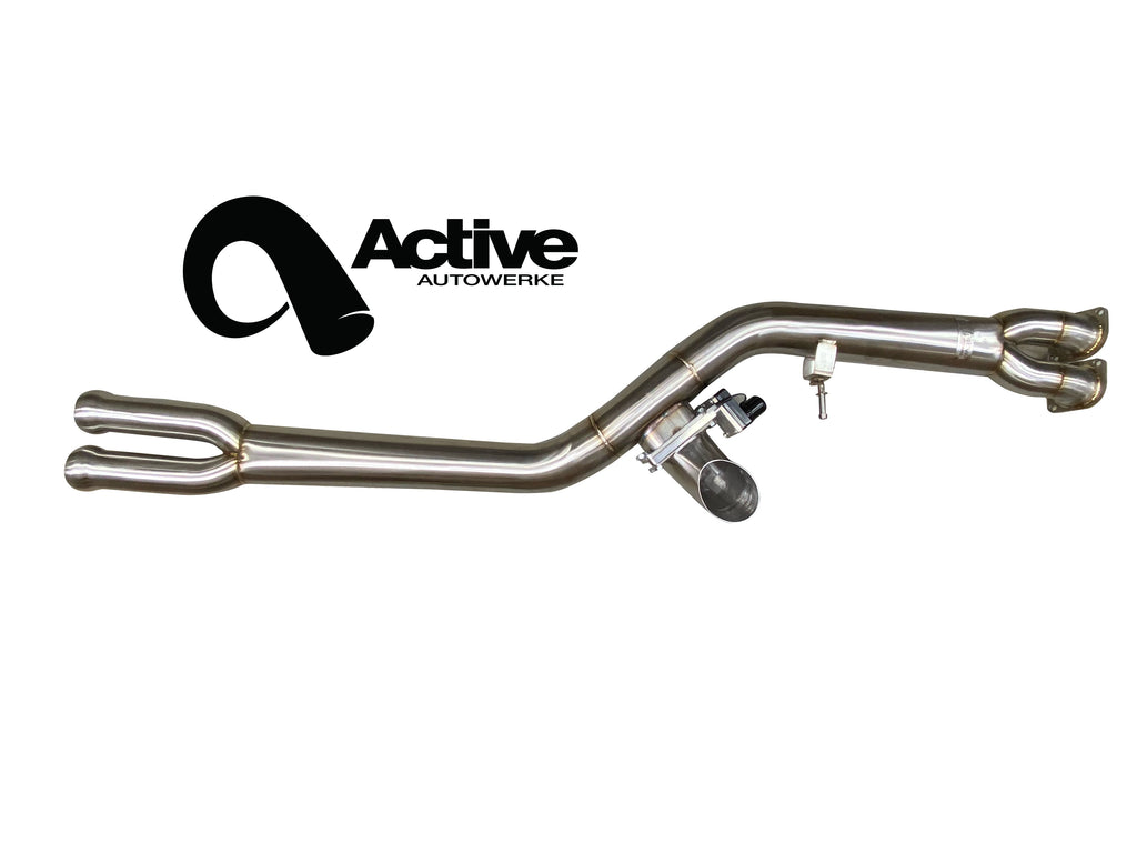 F87 BMW M2 Competition Mid Pipe includes Active F-brace