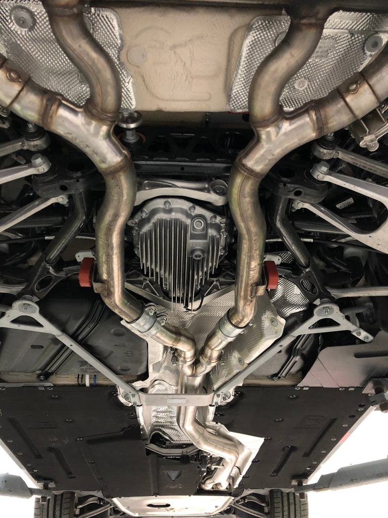 F87 BMW M2 Competition Mid Pipe includes Active F-brace - Image 3
