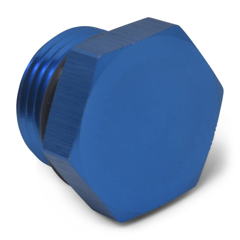 Russell Performance -3 AN Straight Thread Plug (Blue) (Blue)