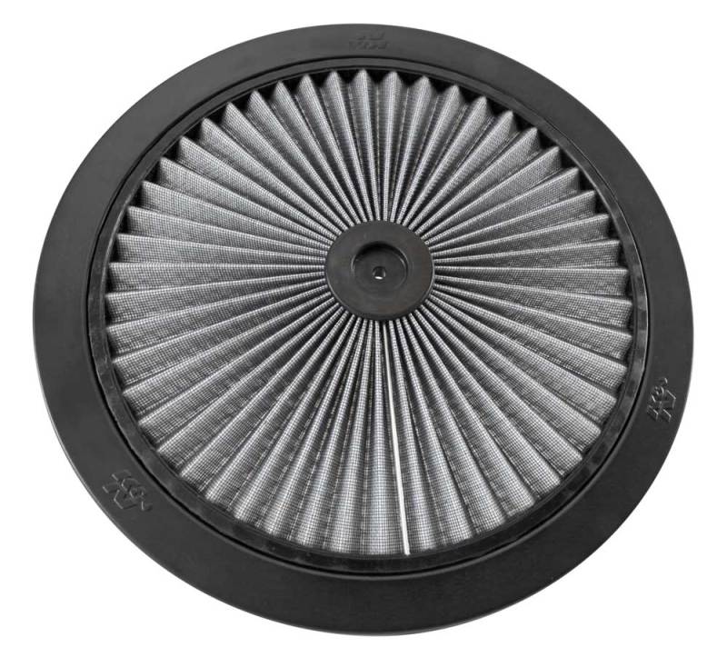 K&N X-Stream Top Filter 14in OD Black Round Lid