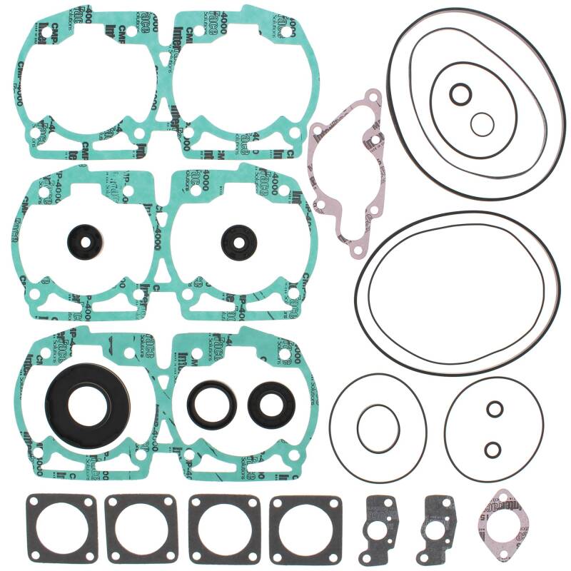 Vertex Pistons Complete Gasket Kt W/Oil Seals