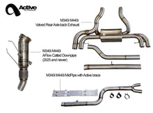 Load image into Gallery viewer, M340i/M440i Rear Exhaust Aflow Downpipe and Midpipe Bundle 2025+