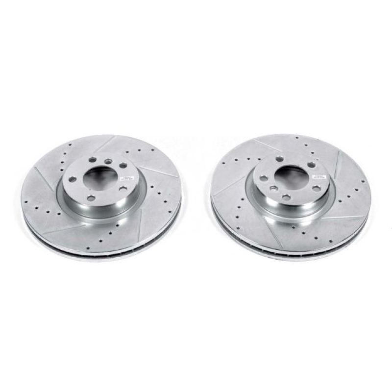 Power Stop 07-13 BMW X5 Front Evolution Drilled & Slotted Rotors - Pair