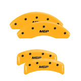MGP 4 Caliper Covers Engraved Front & Rear MGP Yellow Finish Black Characters 1991 BMW 325