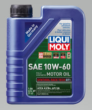 Load image into Gallery viewer, LIQUI MOLY 1L Synthoil Race Tech GT1 Motor Oil SAE 10W60