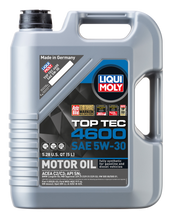 Load image into Gallery viewer, LIQUI MOLY 5L Top Tec 4600 Motor Oil SAE 5W30