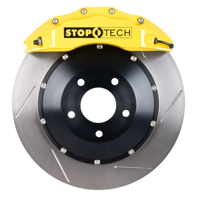StopTech BBK 07-09 BMW 335i/335d Front 355x32 Slotted 2pc Rotors ST-60 Yellow Calipers
