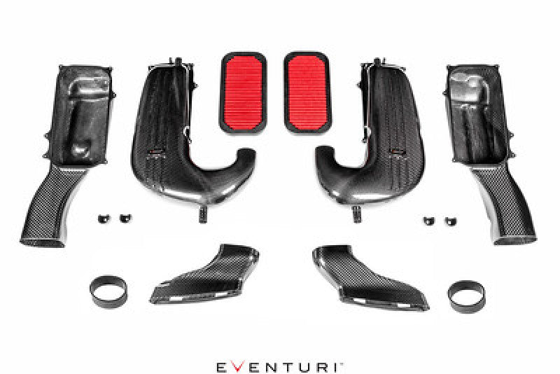 Eventuri Mercedes W205 C63S AMG - Carbon Fibre Ducts upgrade kit