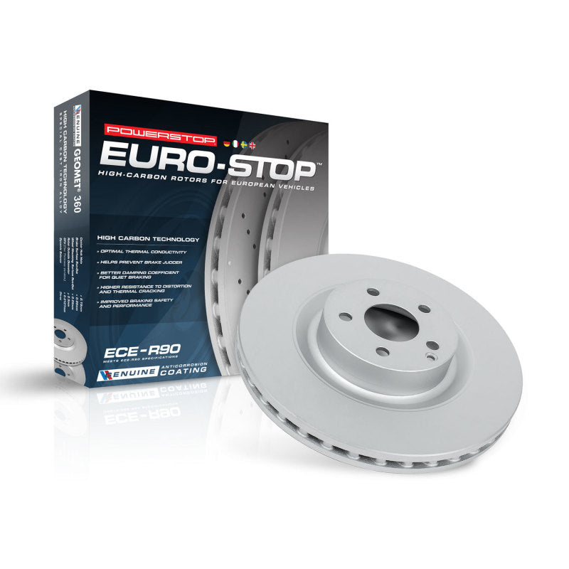 Power Stop 08-13 BMW 128i Front Evolution High Carbon Geomet Coated Rotor