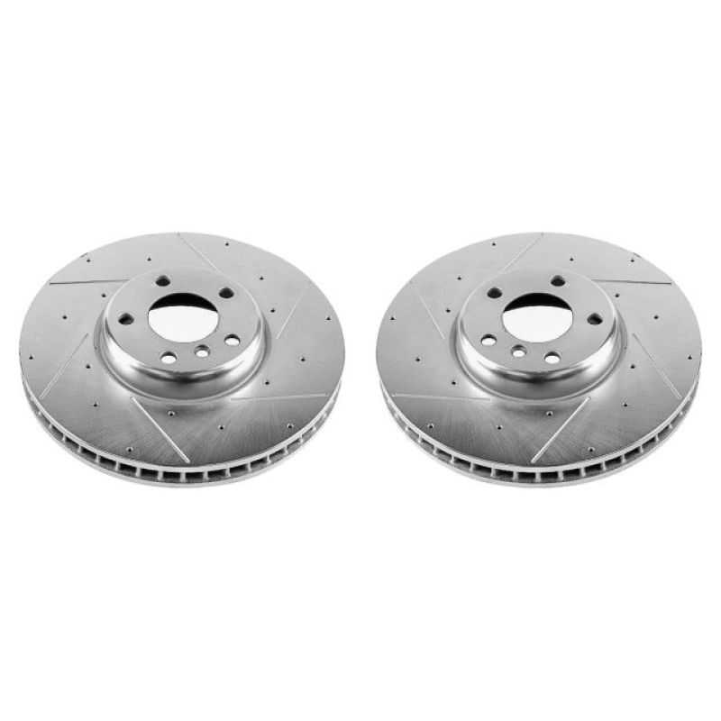 Power Stop 10-17 BMW 535i GT Front Evolution Drilled & Slotted Rotors - Pair
