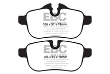 Load image into Gallery viewer, EBC 09+ BMW Z4 3.0 (E89) Greenstuff Rear Brake Pads