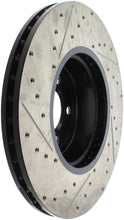 Load image into Gallery viewer, StopTech Sport Drilled &amp; Slotted Rotor - Rear Left