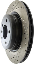 Load image into Gallery viewer, StopTech 06 BMW 330 / 07-09 BMW 335 Slotted &amp; Drilled Right Rear Rotor