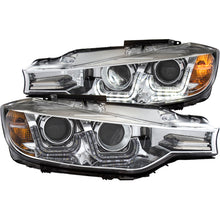 Load image into Gallery viewer, ANZO 2012-2015 BMW 3 Series Projector Headlights w/ U-Bar Chrome