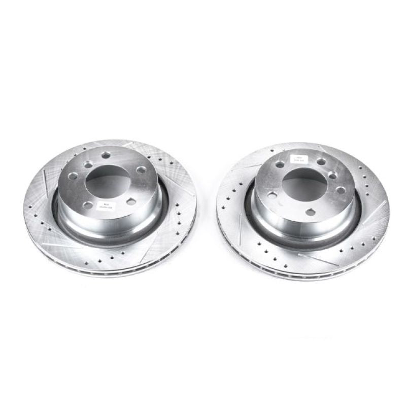 Power Stop 03-08 BMW Z4 Rear Evolution Drilled & Slotted Rotors - Pair