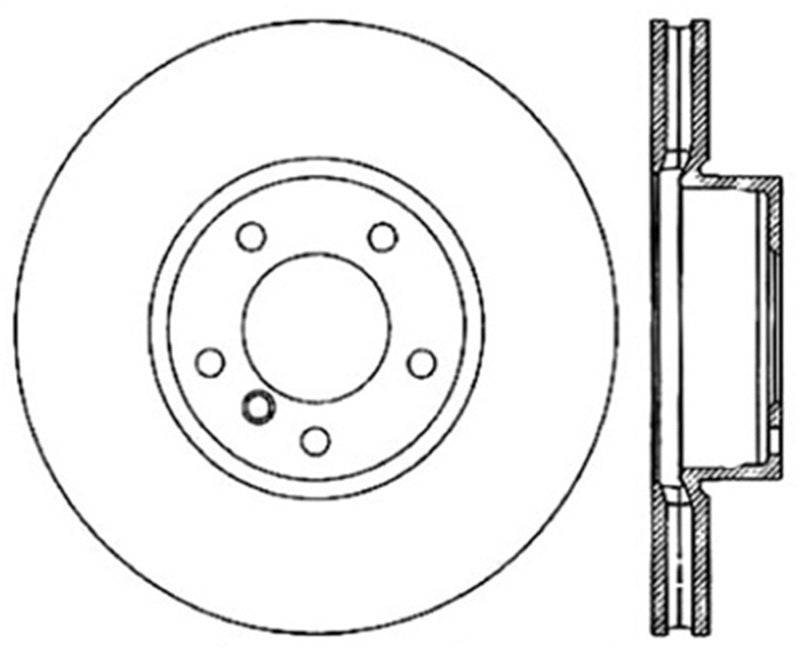 StopTech Slotted & Drilled Sport Brake Rotor