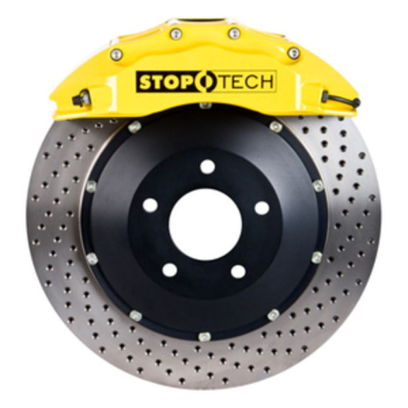 StopTech BBK 07-09 BMW 335i/335d Front 355x32 Drilled 2pc Rotors ST-60 Yellow Calipers