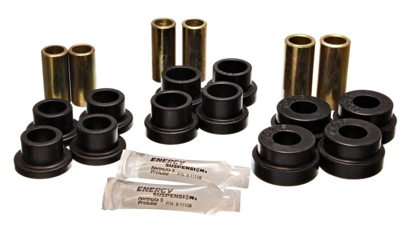 Energy Suspension 64-75 BMW 2002 Black Front Control Arm Bushing Set