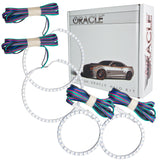 Oracle BMW 3 Series 06-11 LED Halo Kit - Non-Projector - ColorSHIFT w/ Simple Cntrl SEE WARRANTY