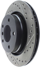 Load image into Gallery viewer, StopTech Power Slot 00 BMW 323 / 01-07 325 / 99-00 328 Series Rear Left Drilled &amp; Slotted Rotor