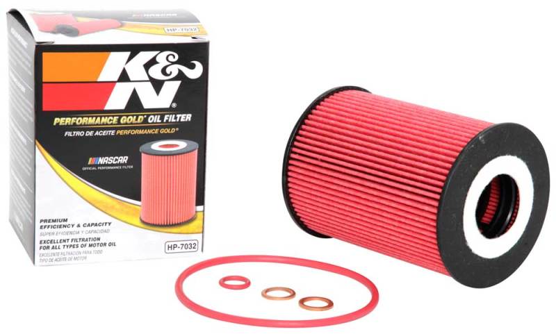 K&N Performance Oil Filter for 06-11 BMW M5/M6 / 08-15 Porsche Cayenne 4.8L / 10-15 911 3.4L/3.8L