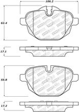 Load image into Gallery viewer, StopTech 11-17 BMW X3 Street Performance Rear Brake Pads