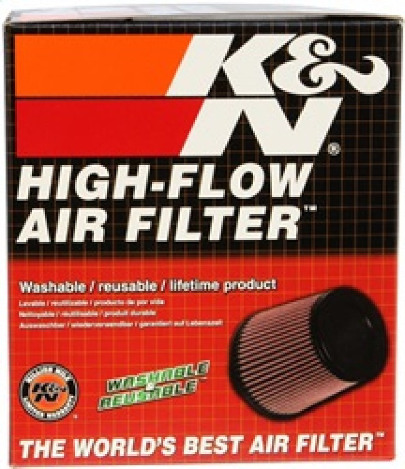 K&N Filter Universal Rubber Filter 4in Flg 6 17/32in OD 8 21/32in H