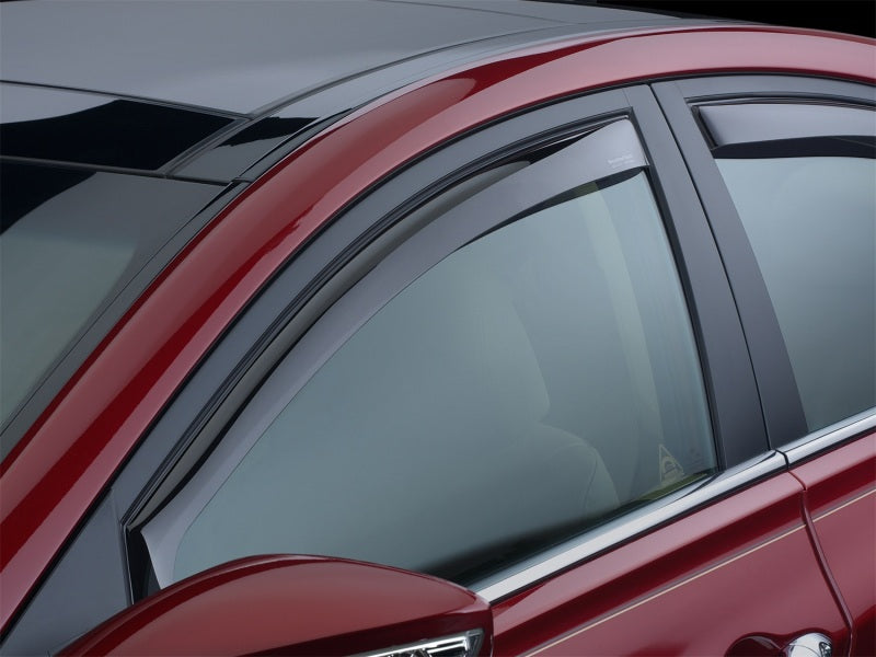 WeatherTech 10+ BMW 7-Series Front Side Window Deflectors - Dark Smoke