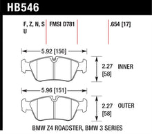Load image into Gallery viewer, Hawk DTC-70 Brake Pads 98-02 BMW Z3/03-08 BMW Z4