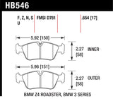 Hawk HP+ Street Brake Pads