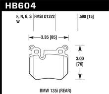 Load image into Gallery viewer, Hawk 08-13 BMW 135i HPS 5.0 Rear Brake Pads