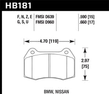 Load image into Gallery viewer, Hawk 02-04 Acura RSX / 94-97 BMW 840CI/850CI / 92-02 Nissan Skyline DTC-60 Front Race Brake Pads