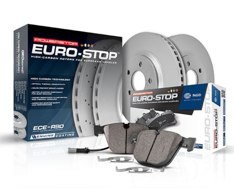 Power Stop 00-06 BMW X5 Front Euro-Stop Brake Kit