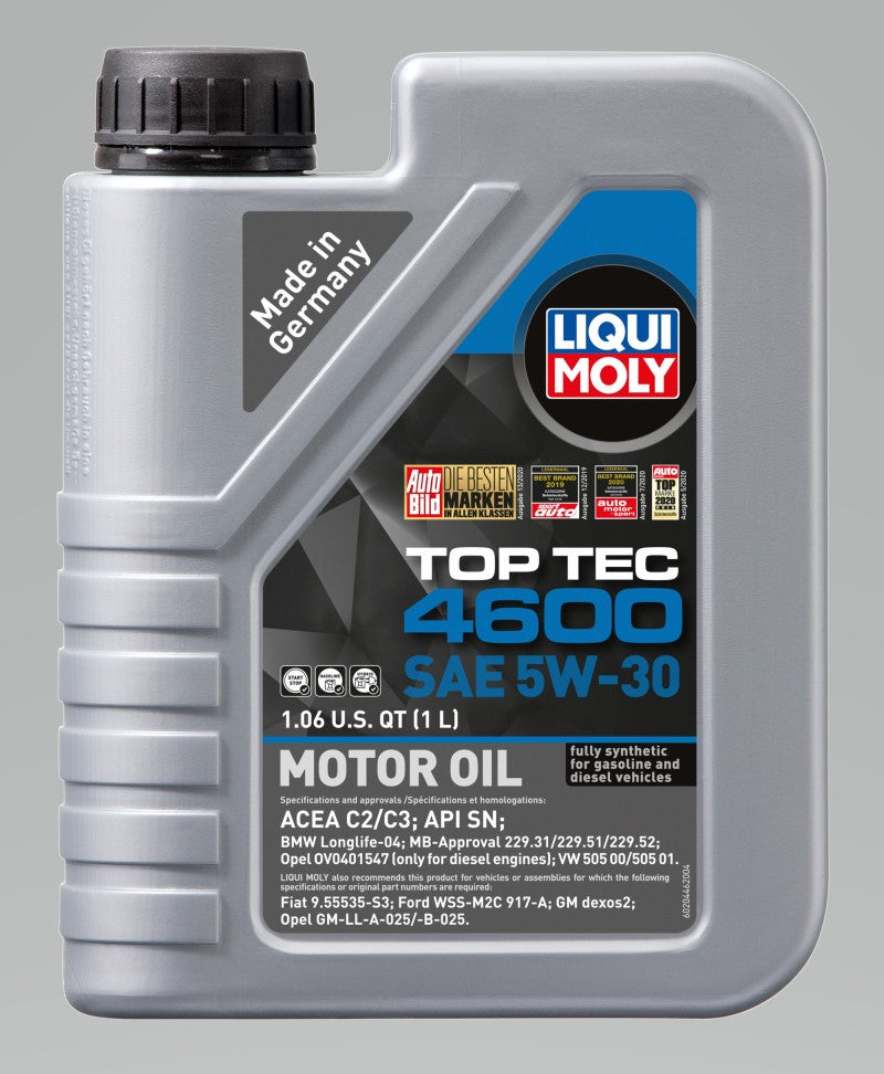 LIQUI MOLY 1L Top Tec 4600 Motor Oil 5W30