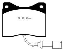 Load image into Gallery viewer, EBC 88-90 Lamborghini Countach 5.2 (Anniversary) Yellowstuff Rear Brake Pads