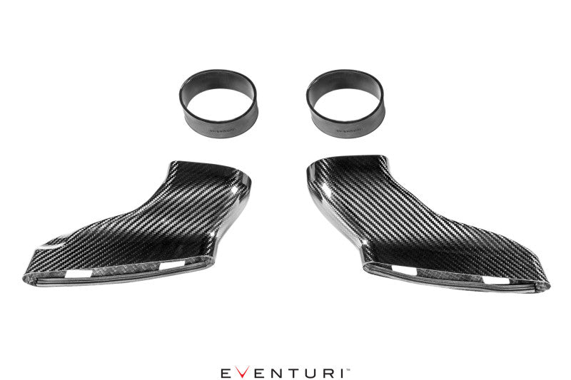 Eventuri Mercedes W205 C63S AMG - Carbon Fibre Ducts upgrade kit