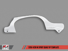 Load image into Gallery viewer, AWE Tuning BMW F3X 328i M Sport Quad Tip Marking Template