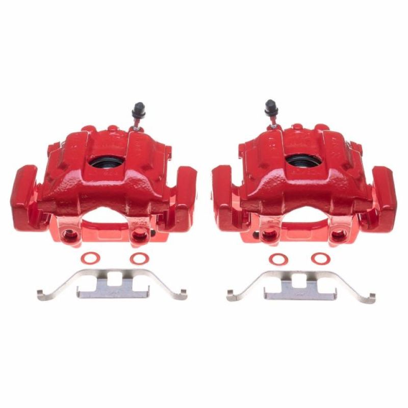 Power Stop 1995 BMW 740i Rear Red Calipers - Pair