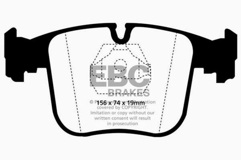 EBC 91-93 BMW 850 5.0 Yellowstuff Front Brake Pads