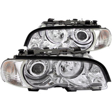 Load image into Gallery viewer, ANZO 2000-2003 BMW 3 Series E46 Projector Headlights w/ Halo Chrome