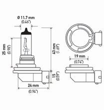 Load image into Gallery viewer, Hella Bulb H11 12V 55W Pgj192 T4 Sb