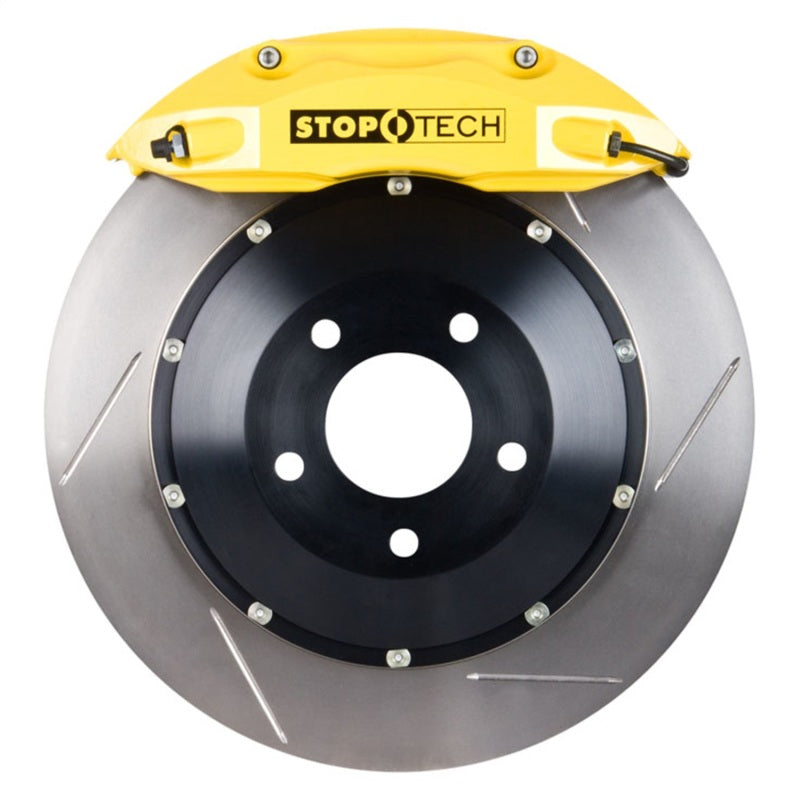 StopTech 07-10 BMW 335 Series BBK Rear Yellow ST-40 Calipers Slotted 345x28 Rotors