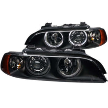 Load image into Gallery viewer, ANZO 1997-2001 BMW 5 Series Projector Headlights w/ Halo Black