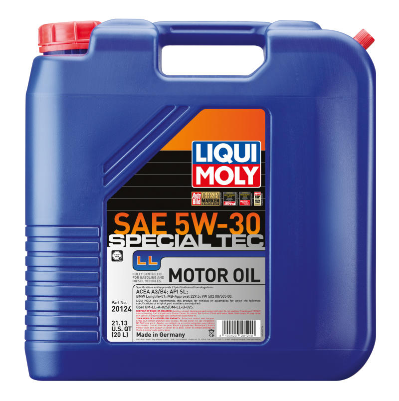 LIQUI MOLY 20L Special Tec LL Motor Oil 5W30