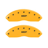MGP 4 Caliper Covers Engraved Front & Rear MGP Yellow Finish Black Characters 1998 BMW 750iL