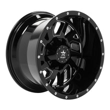 Load image into Gallery viewer, RBP 65R Glock 20x12 8x180 BP / 4.75 BS / -44mm Offset 124.1mm CB Gloss Black Machined Grooves Wheel