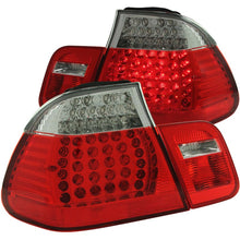 Load image into Gallery viewer, ANZO 1999-2001 BMW 3 Series E46 LED Taillights Red/Clear 4pc