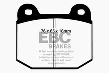 Load image into Gallery viewer, EBC 87-92 Alfa Romeo 75 1.6 Greenstuff Front Brake Pads